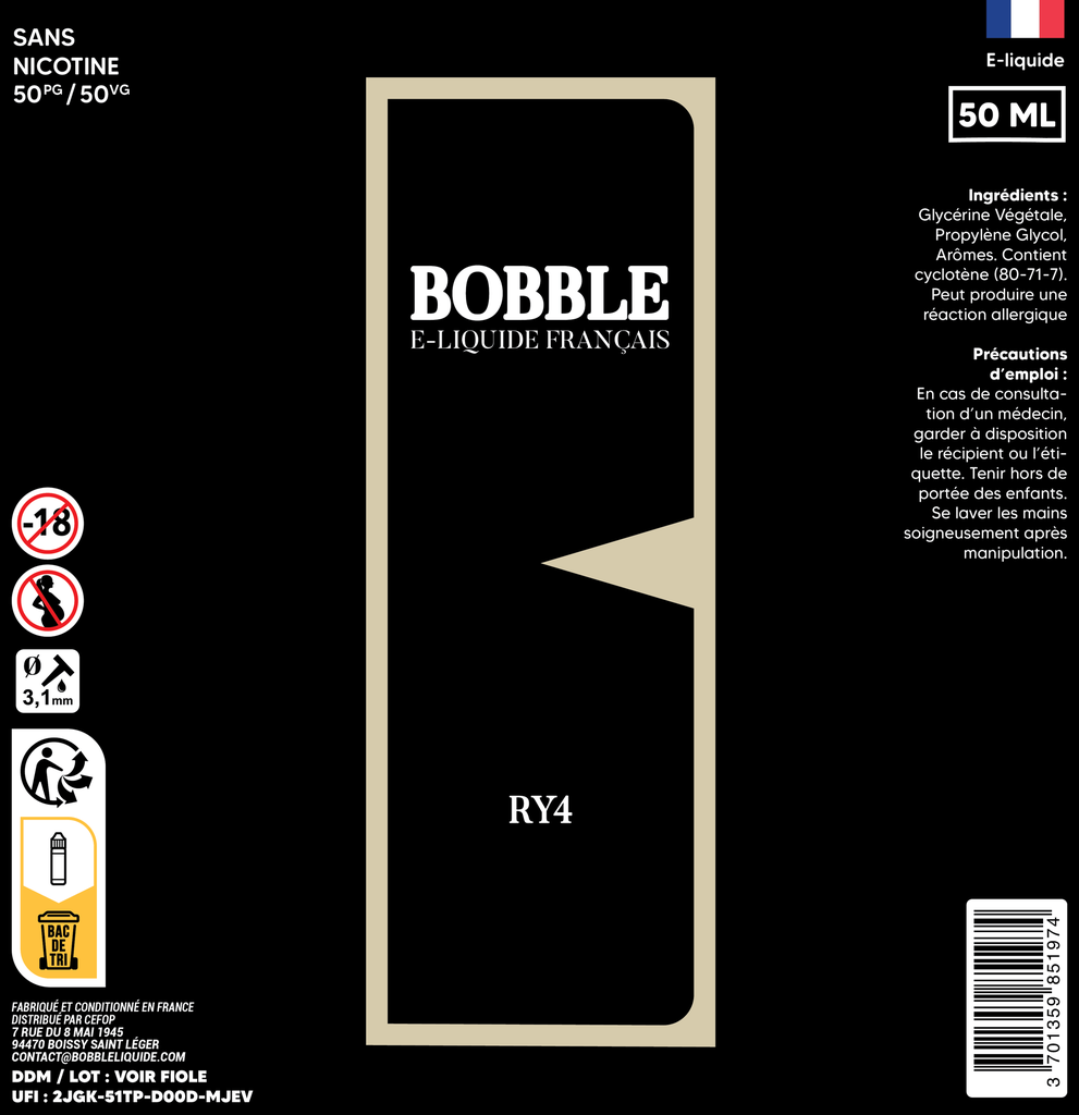 Bobble 50ml - RY4