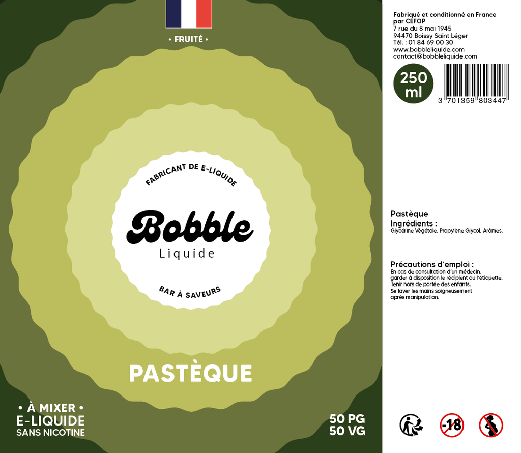 Bobble Bar 250ml Pastèque