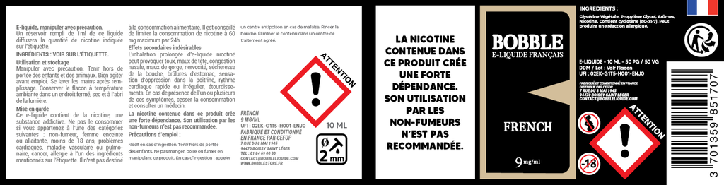 Bobble 10ml - French