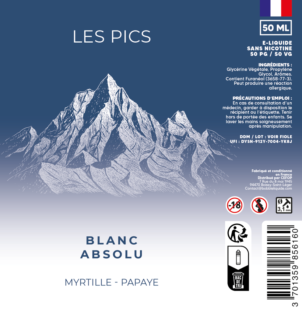Les Pics - Blanc Absolu