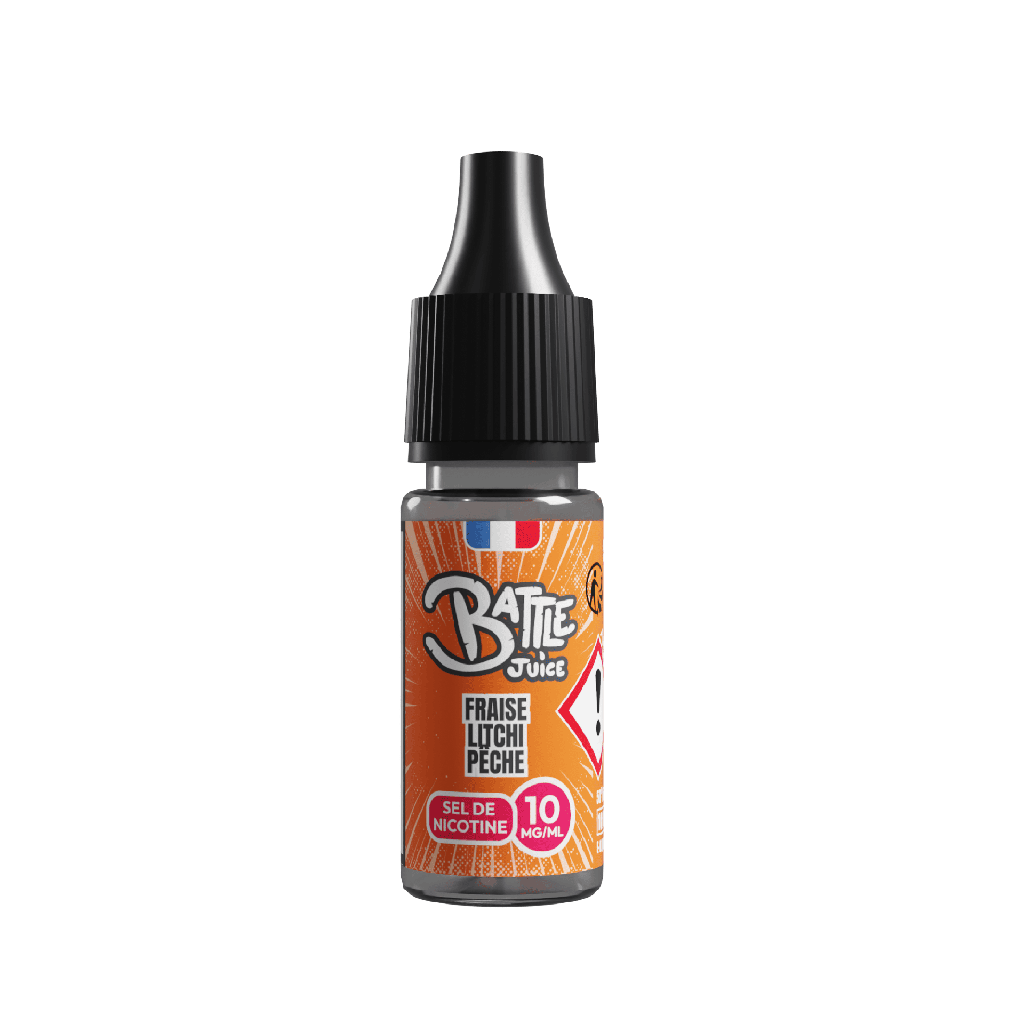 Battle Juice 10ml SDN - Fraise Litchi Pêche (Boite de 6)