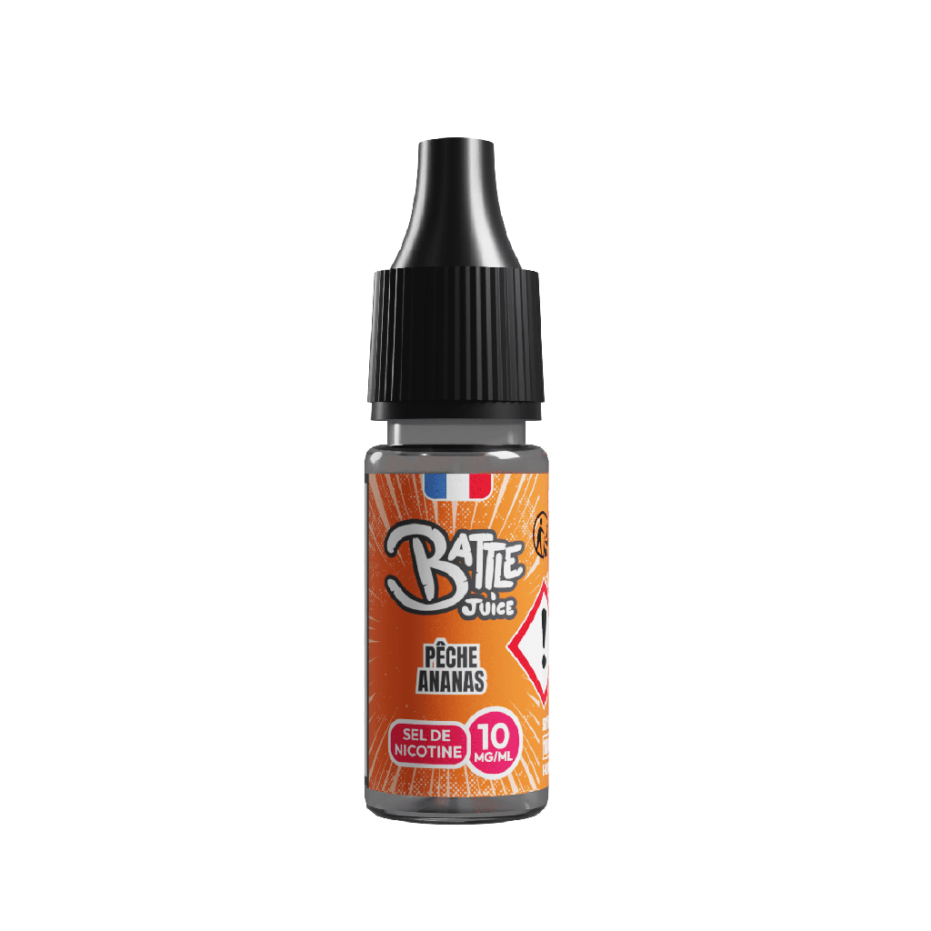Battle Juice 10ml SDN - Pêche Ananas (Boite de 6)