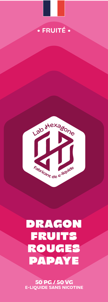 Lab Hexagone - Dragon Fruits Rouges Papaye 1L