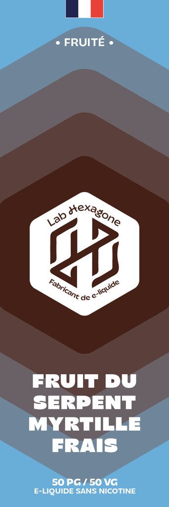 Lab Hexagone - Fruit du Serpent Myrtille Frais  1L