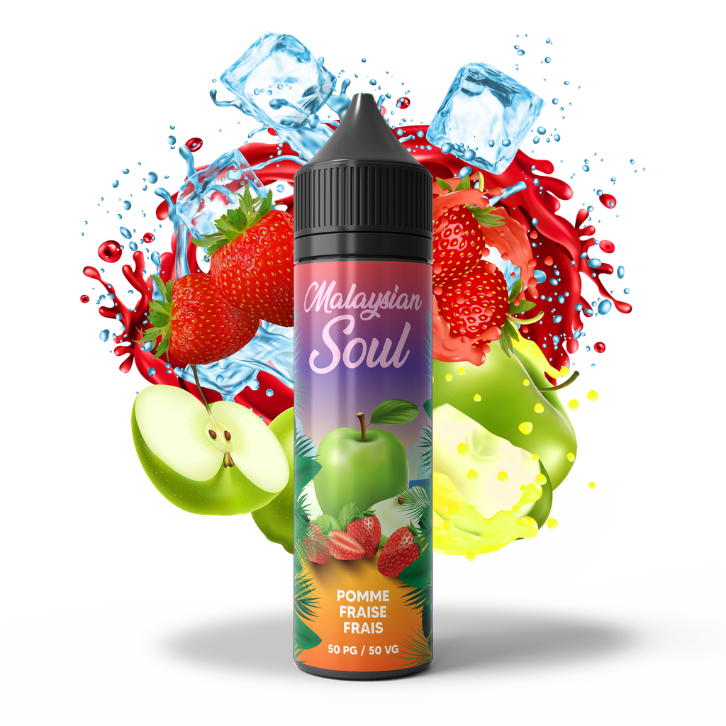 Malaysian Soul 50ml - Fraise Pomme Frais