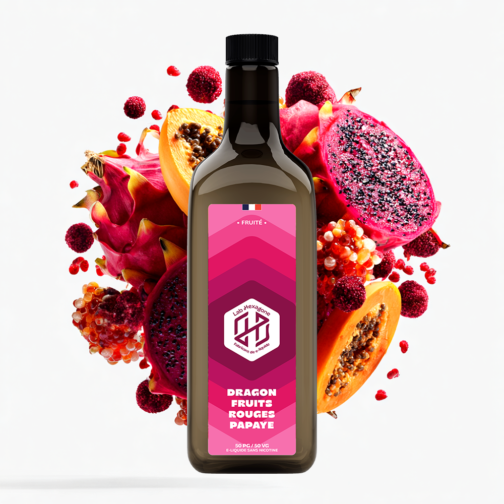Lab Hexagone - Dragon Fruits Rouges Papaye 1L