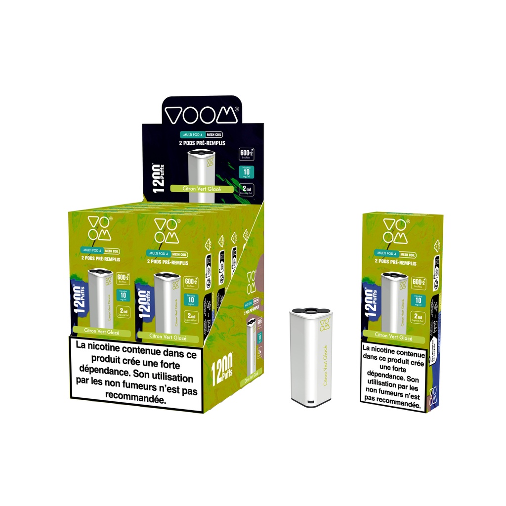 Cartouche Pod 4 Couleurs (Boite de 2) - Citron Vert Glacée