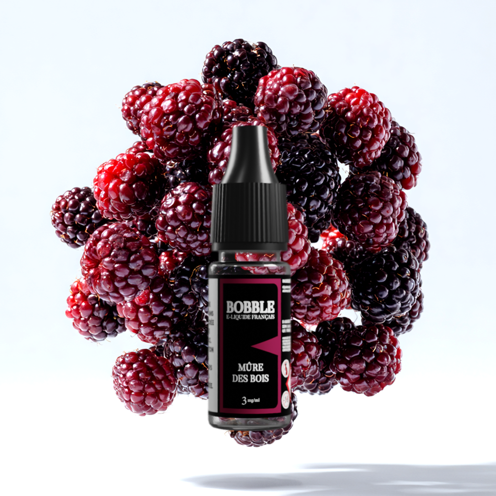 Bobble 10ml - Mûre Des Bois (Boîte de 6)  (3 mg/mL)